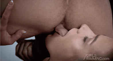 Rimming Asslick. Lengua en el ano. Gifs