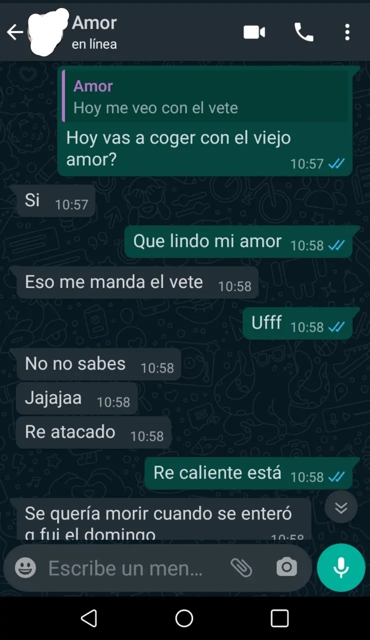 Chat con mi mujer( cuckold)