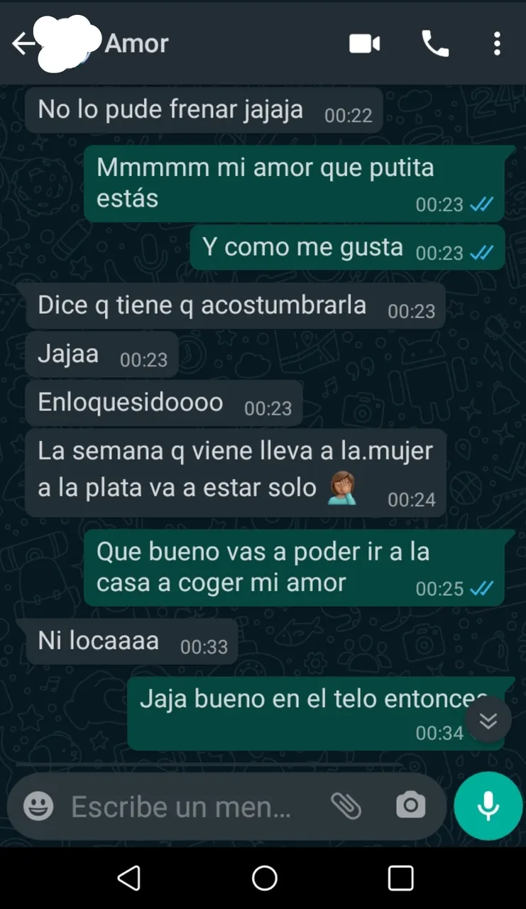Chat con mi mujer( cuckold)