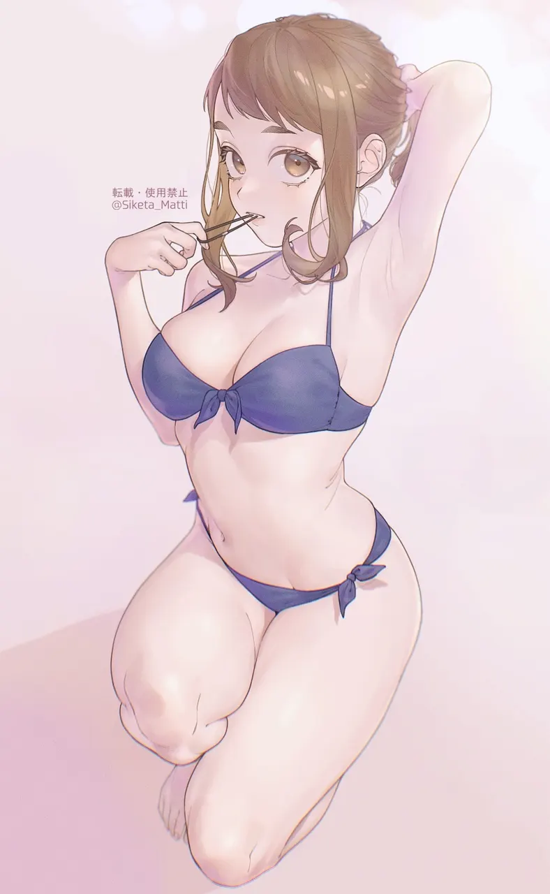 Material H Boku no Hero Academia:Uraraka Ochako y Asui Tsuyu