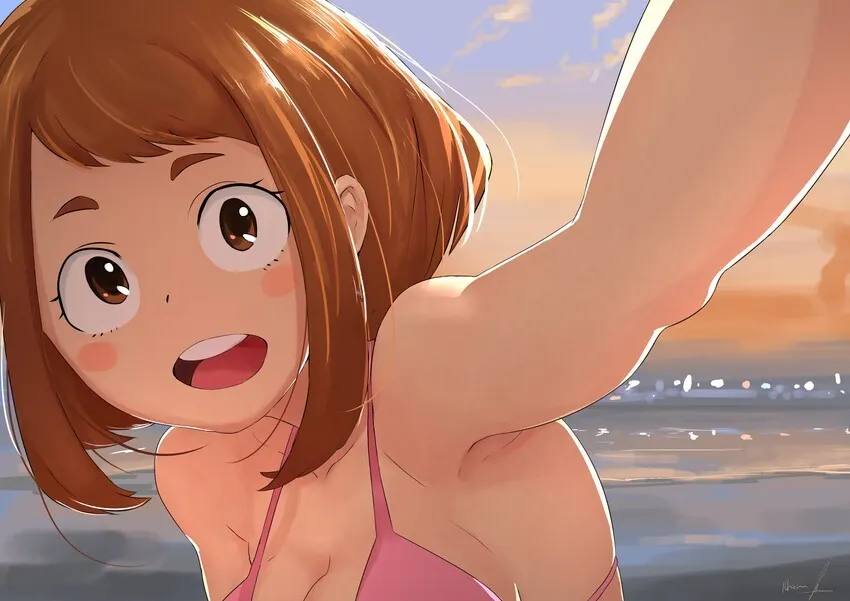 Un mix de fujiwara y uraraka
