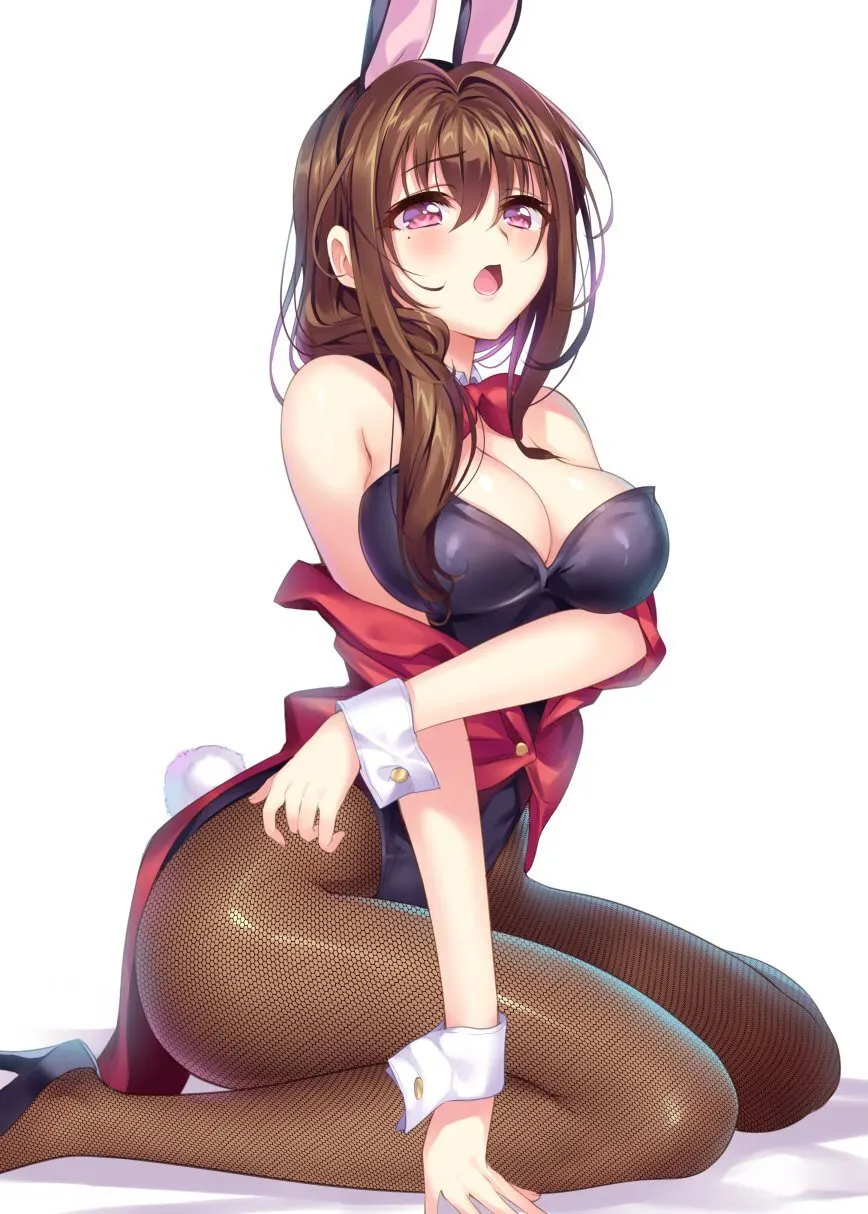 Bikini y cosplay de conejita hentai