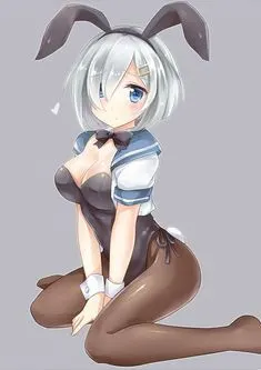 Bikini y cosplay de conejita hentai