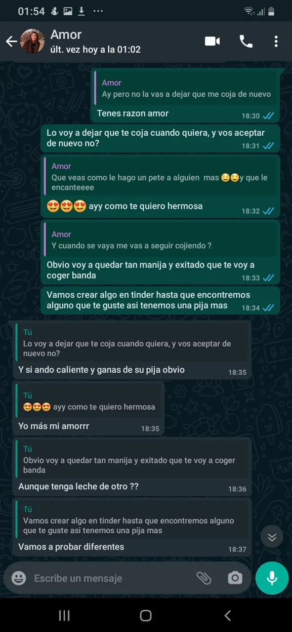 Mi novia le gusta hacerme cornudo