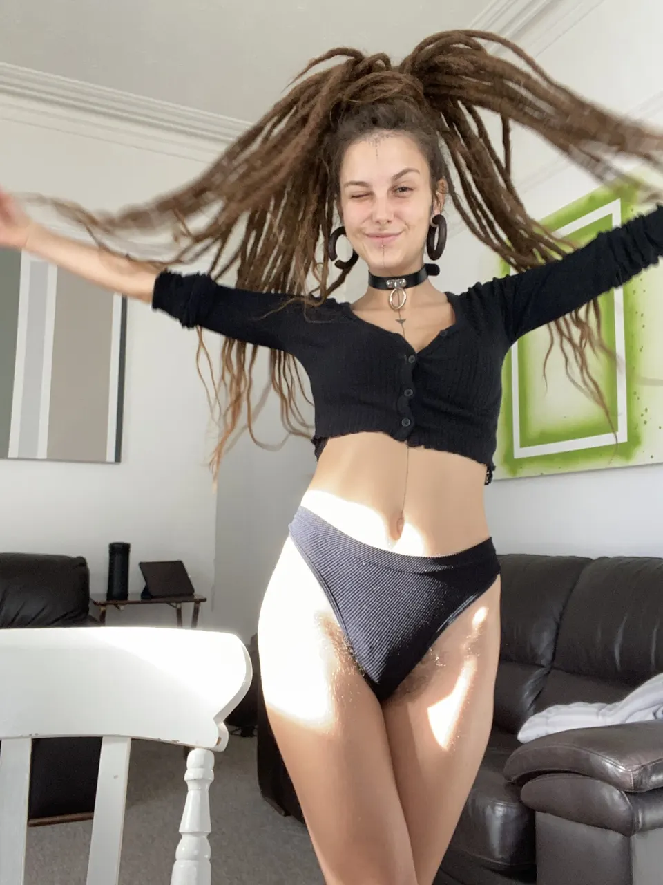 Kali, linda hippie peludita
