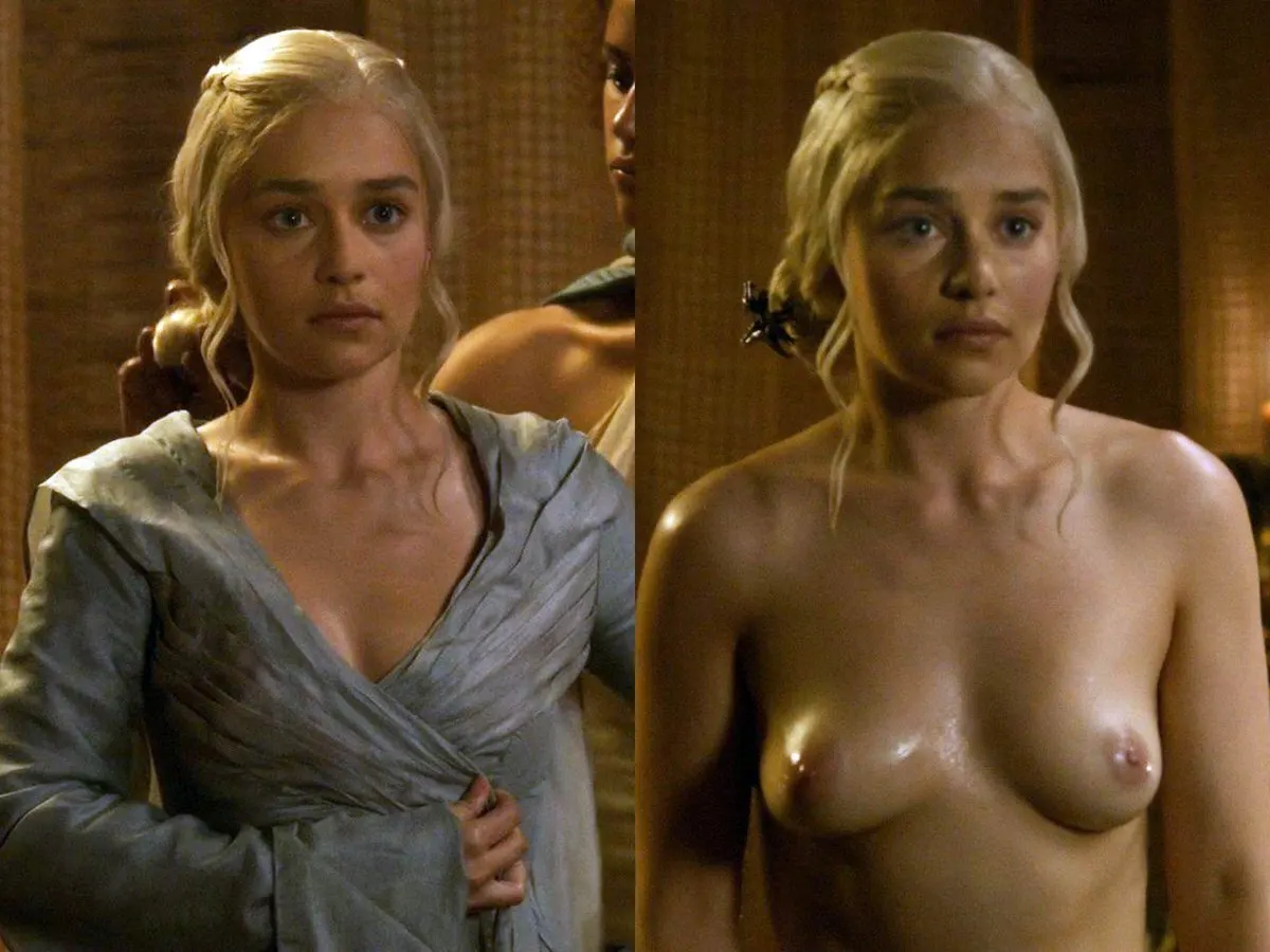 Emilia Clarke desnuda en la película fuego de trueno