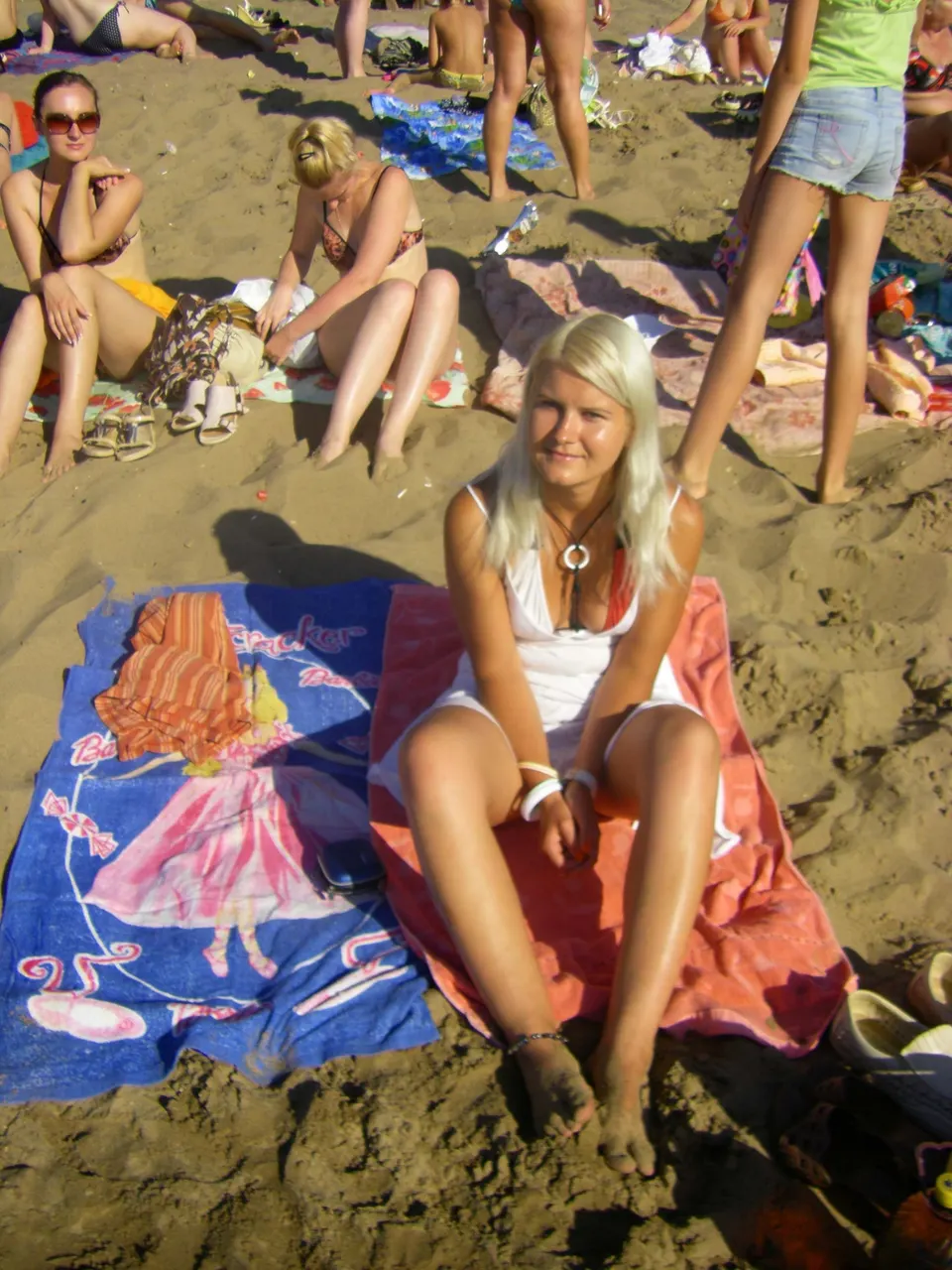 señora alemana en vacaciones