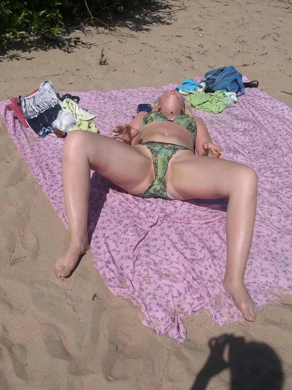 señora alemana en vacaciones