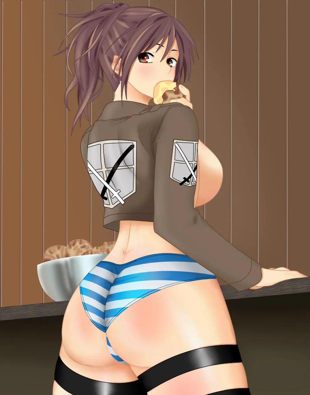 Material H Shingeki no Kyojin: Sasha Blouse