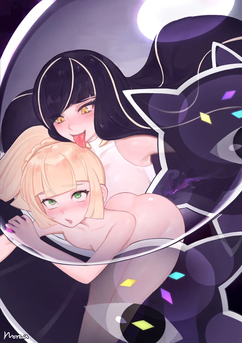 Lusamine &amp; Lillie, hentai #161
