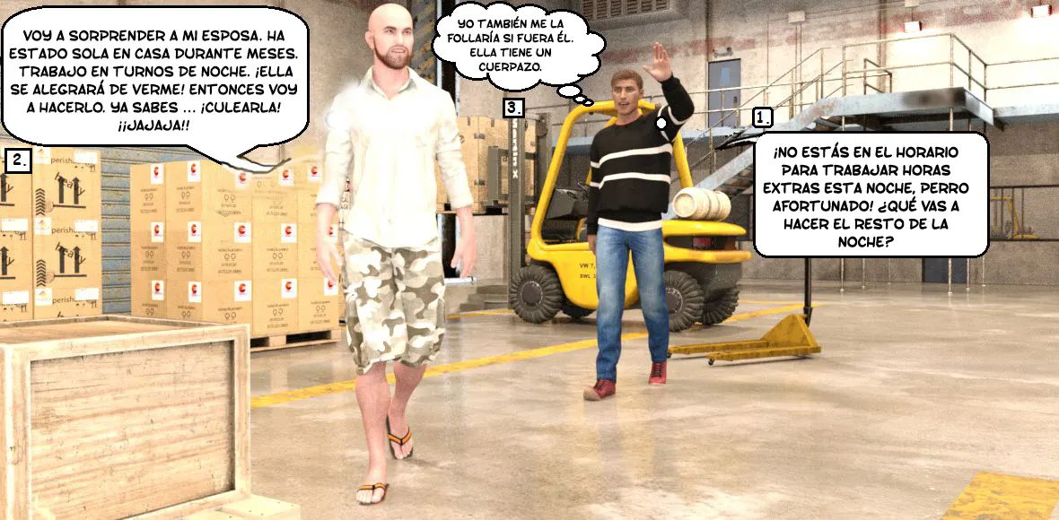 Caught In The Act - Chapter 1 [Mature3DComics].