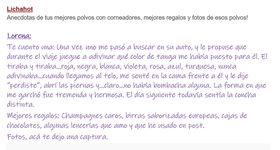Las respuestas de mi novia infiel para ustedes!