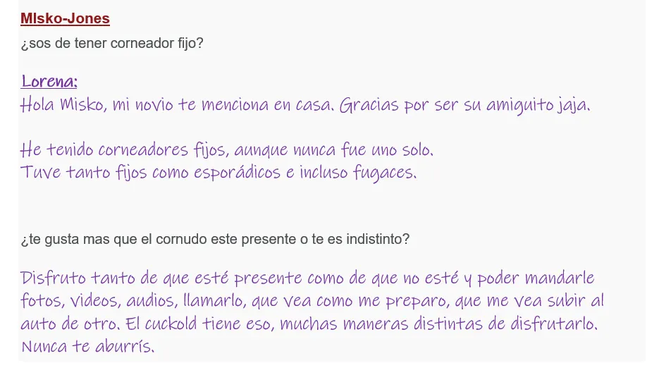 Las respuestas de mi novia infiel para ustedes!