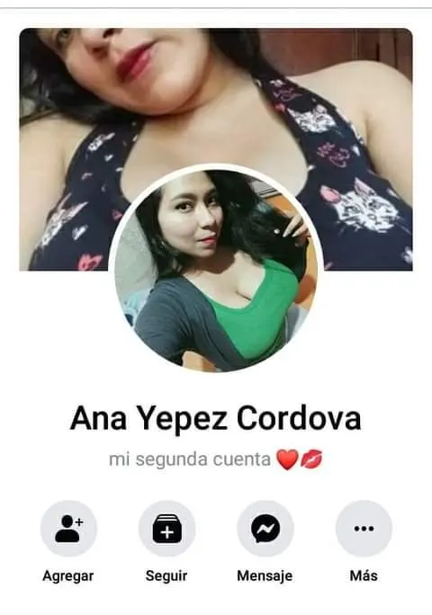 La encontré de casualidad en Facebook 😎😈