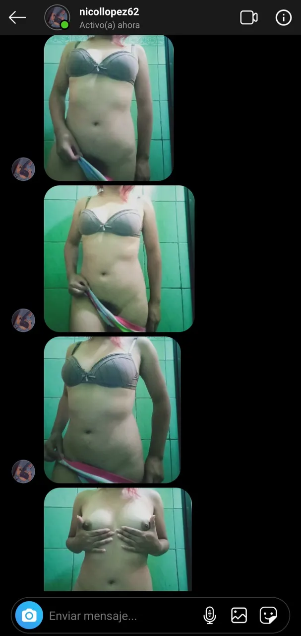 Nicol López putita recién 18+.
