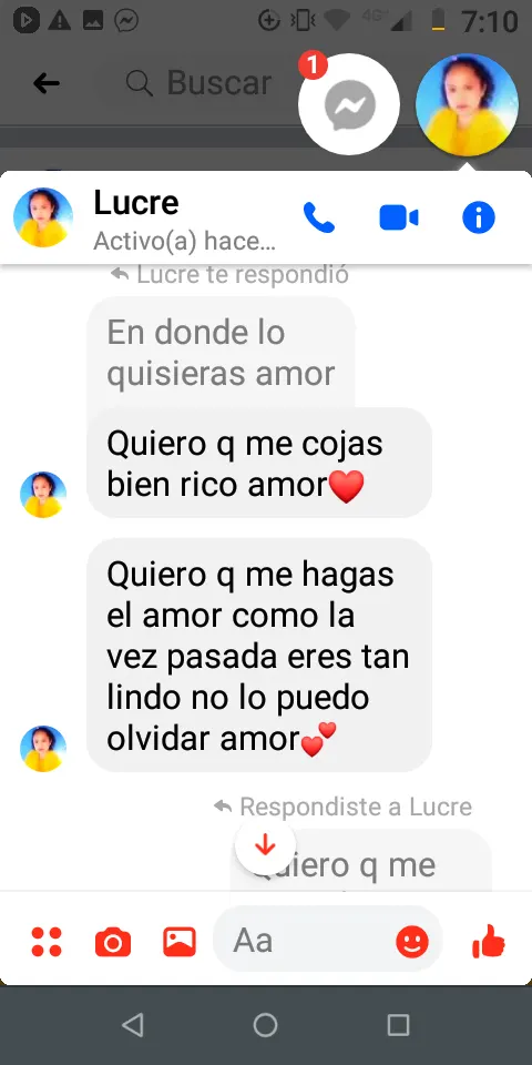 Madurita quiere coger conmigo y me manda fotos 😍🔥😈