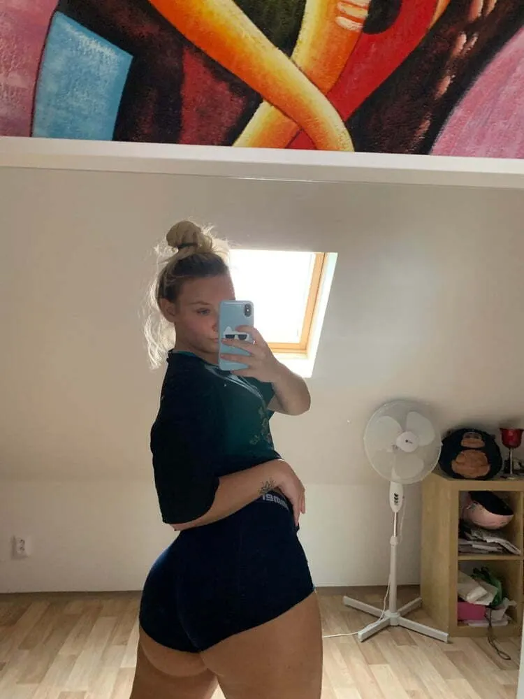 una hermosa nalgona