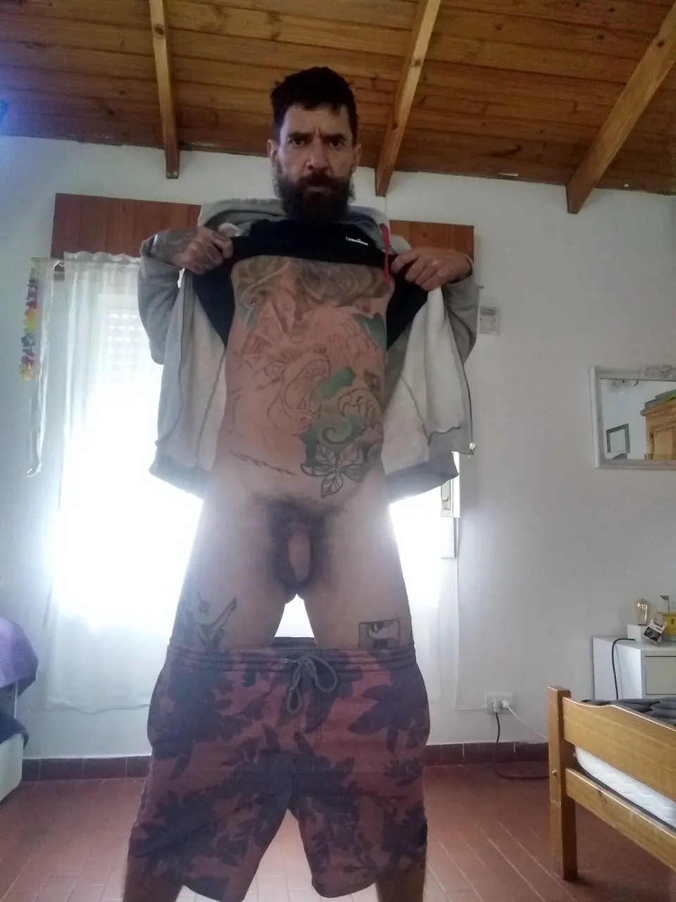 Acá macho laburando en monte hermoso