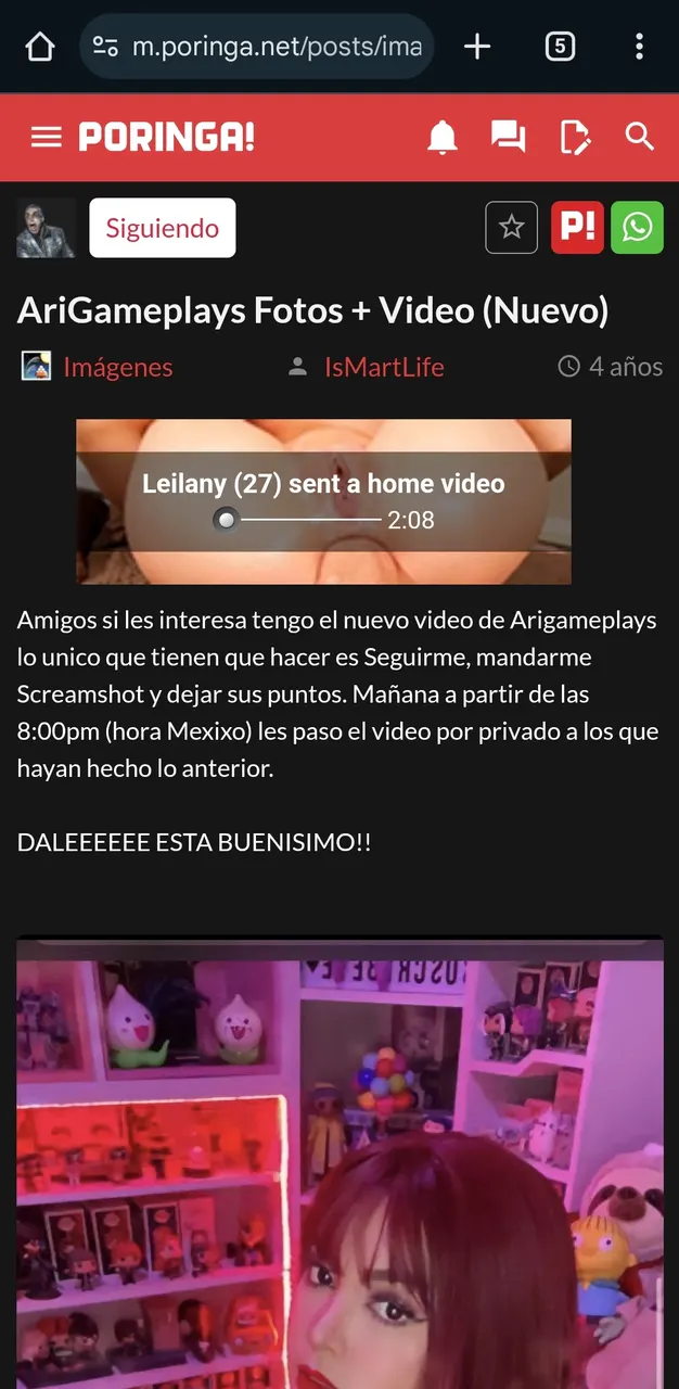 AriGameplays Fotos + Video (Nuevo)