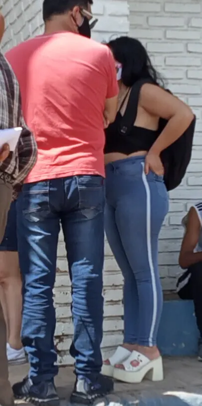 Mix callejero de jeans