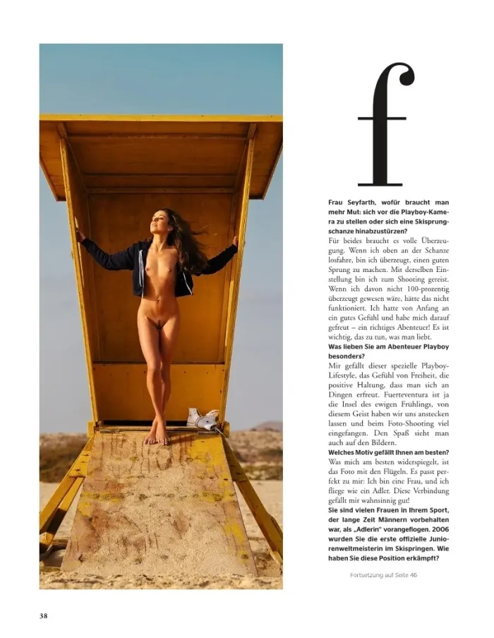 Juliane Seyfarth en Playboy (marzo 2021)