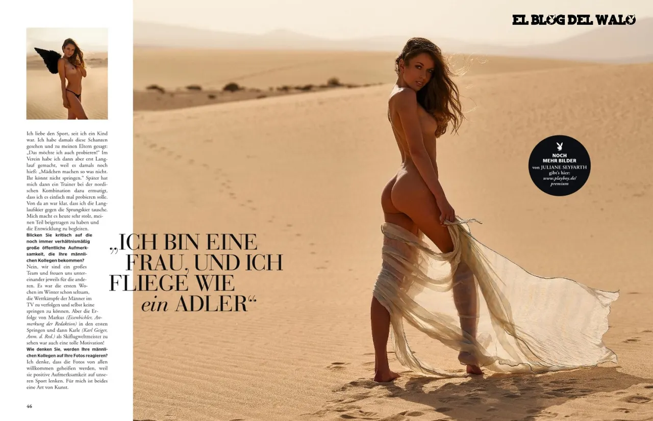 Juliane Seyfarth en Playboy (marzo 2021)