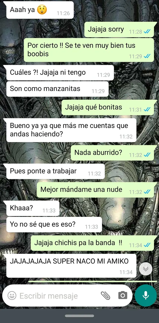 Pasando el rato en la oficina