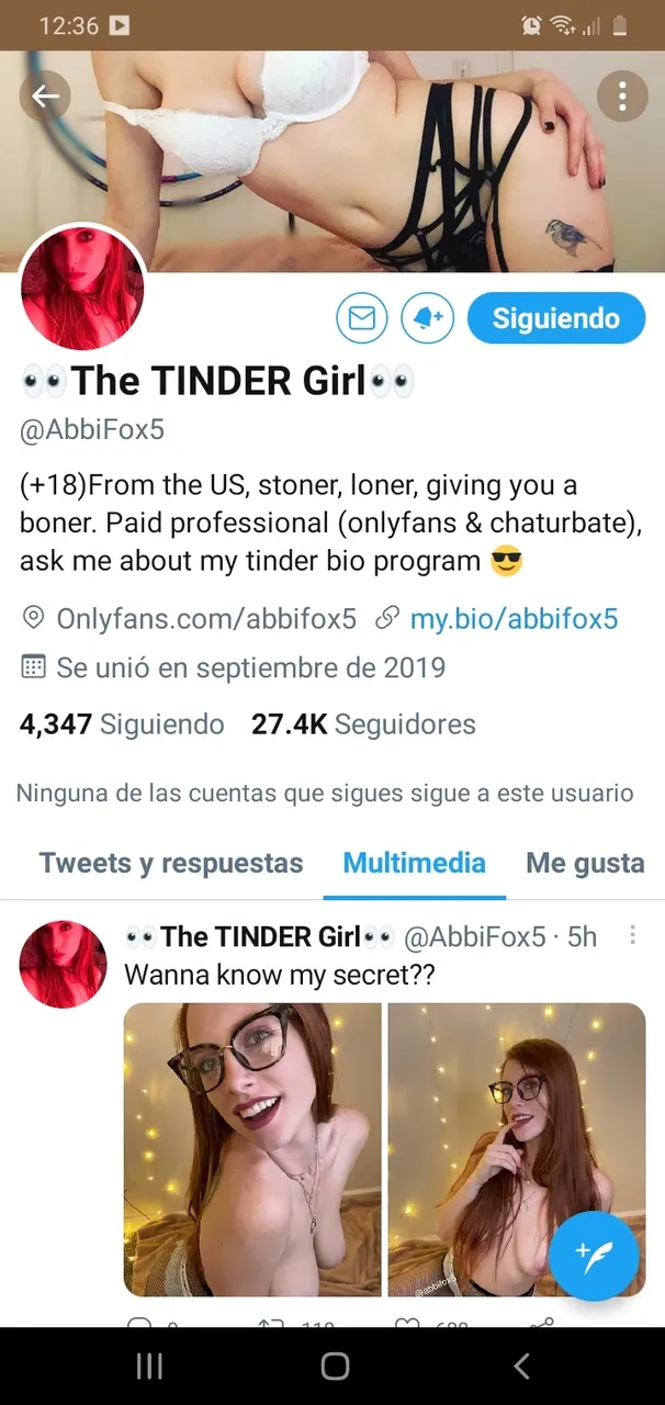 Una belleza con gafas
