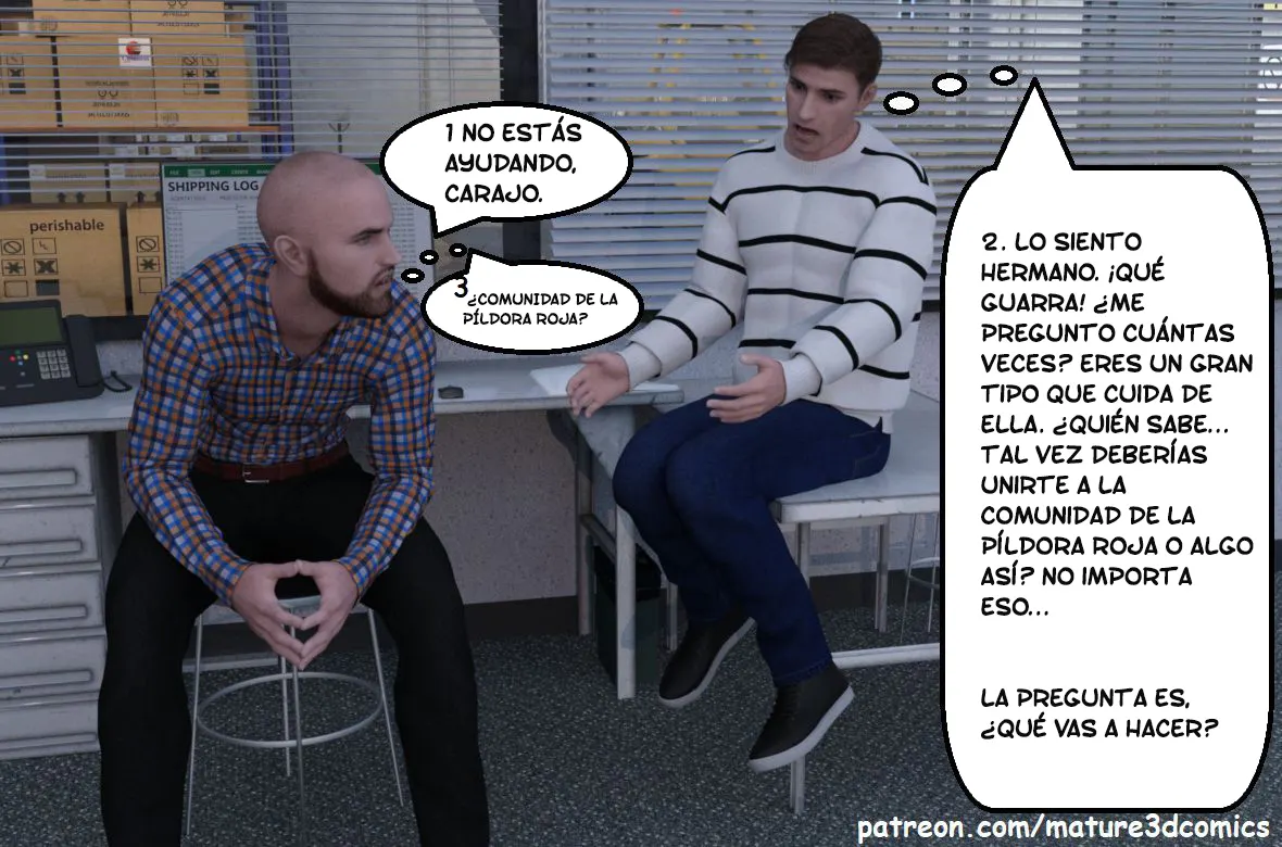 Caught In The Act - Chapter 2 [Mature3DComics].