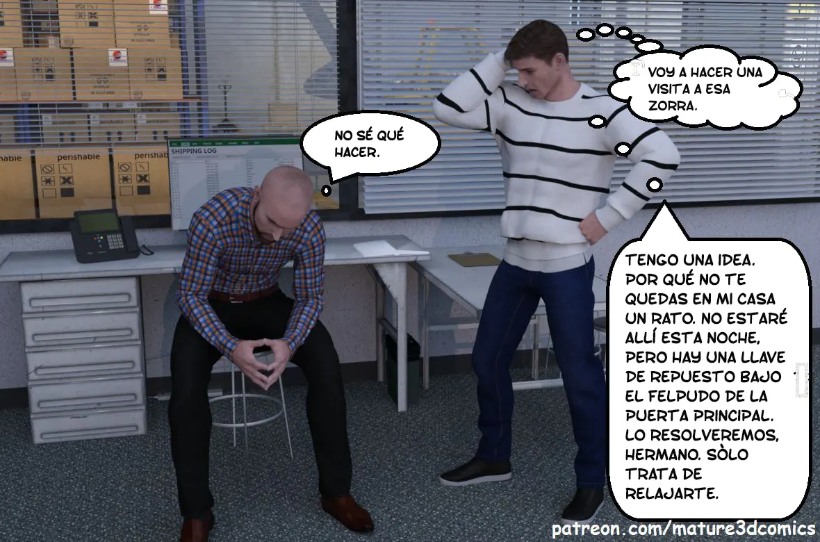 Caught In The Act - Chapter 2 [Mature3DComics].