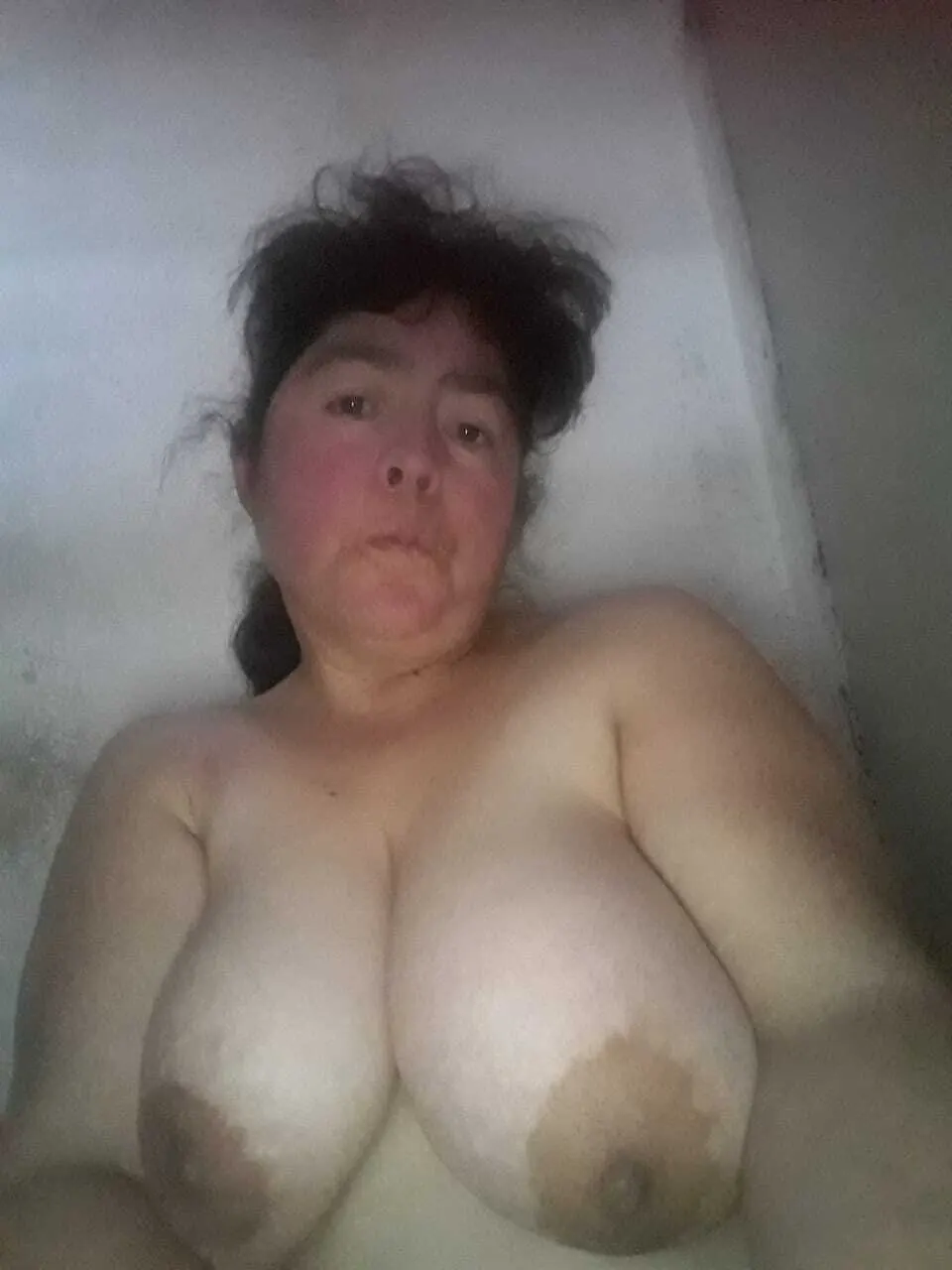 Las tetas de mi mujer....