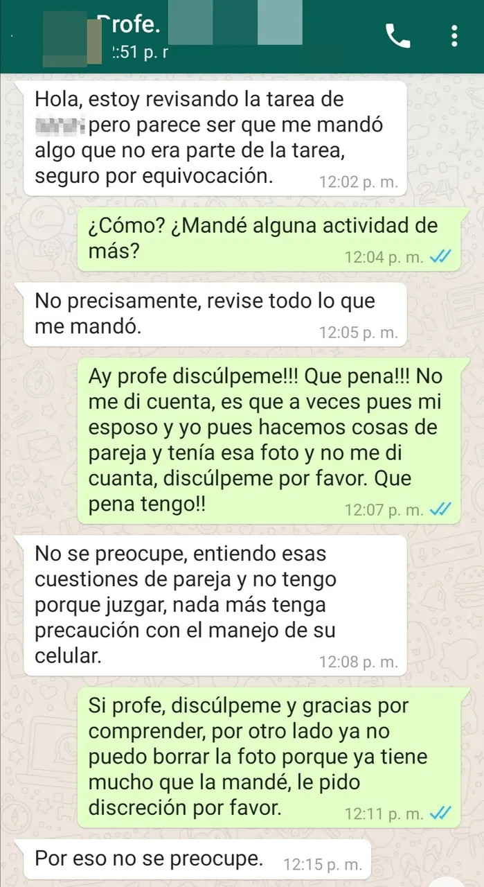 Esposa y profe