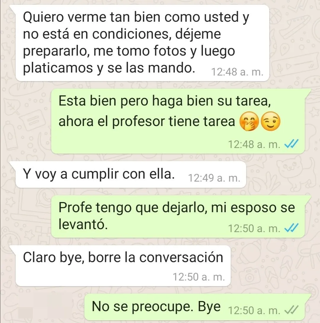 Esposa y profe
