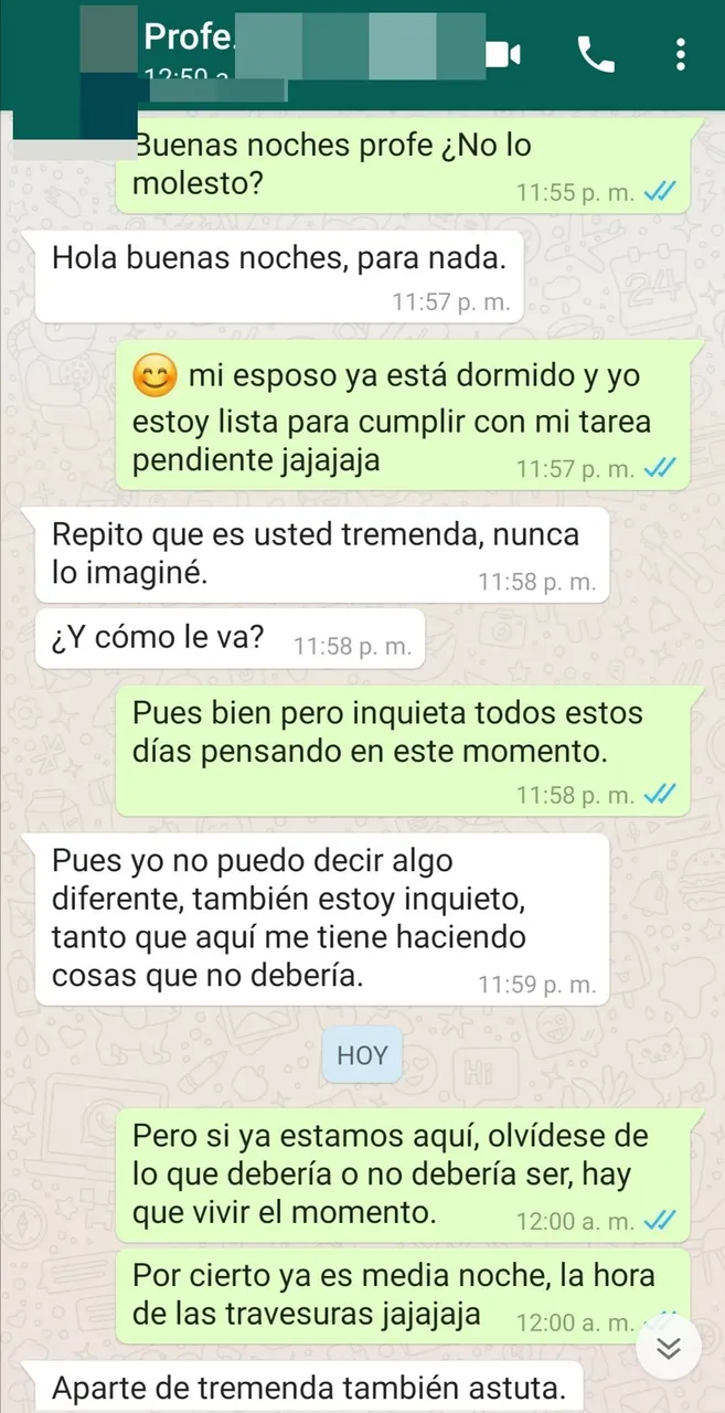 Esposa y profe