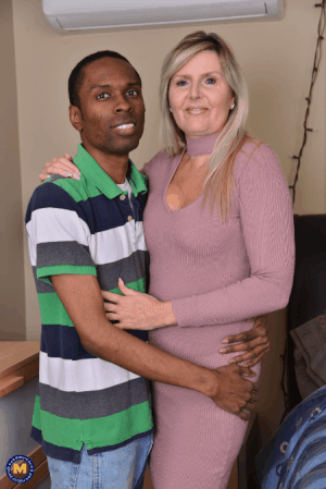 Maduras interracial.