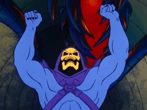 El pijudo Skeletor cojiendo duro y largando toda su leche!!