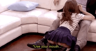 Putitas sirviendo a su papi (gif)