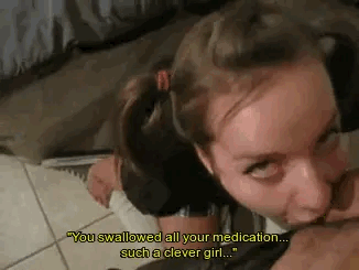Putitas sirviendo a su papi (gif)