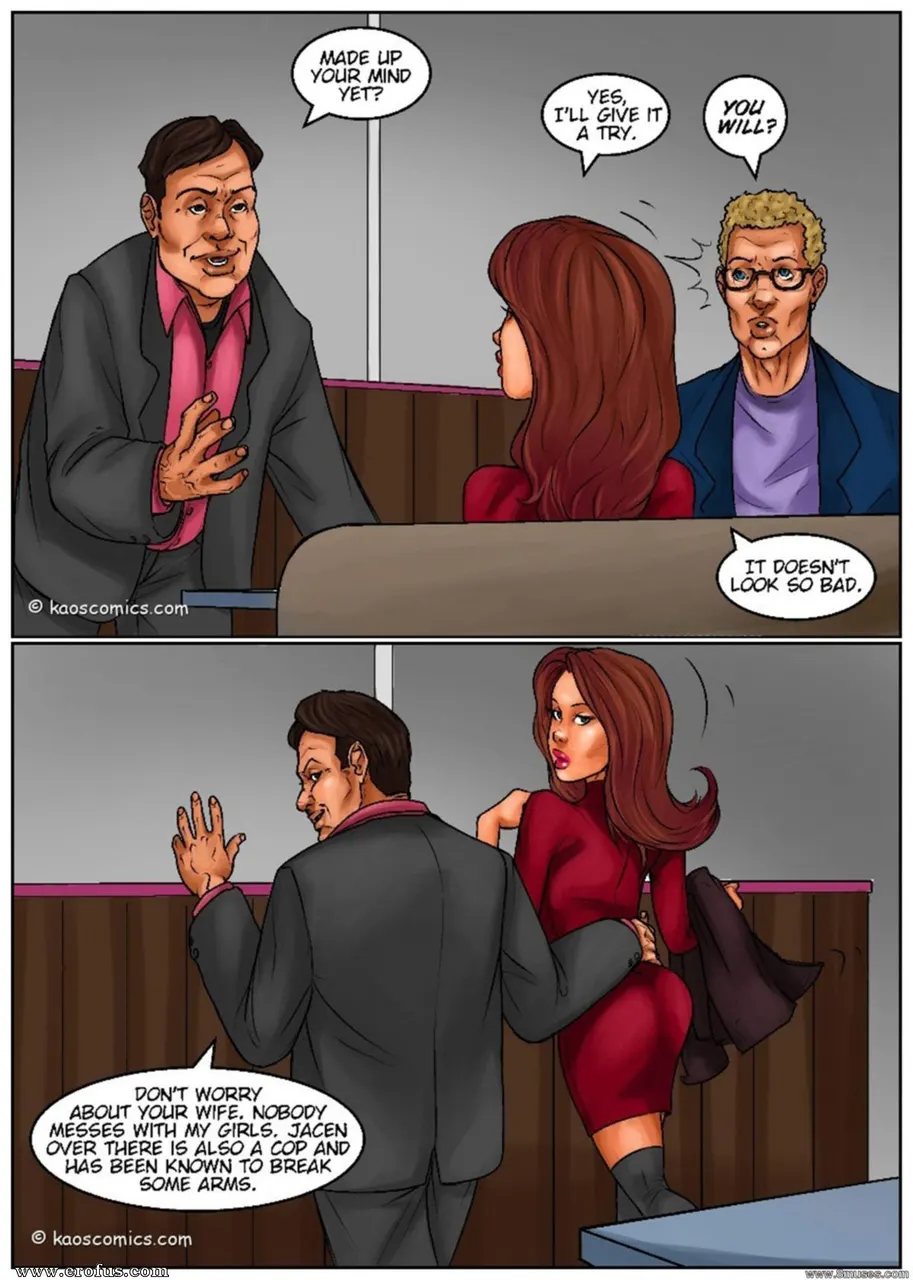 Recession Blues Wife Force To Strip - COMIC