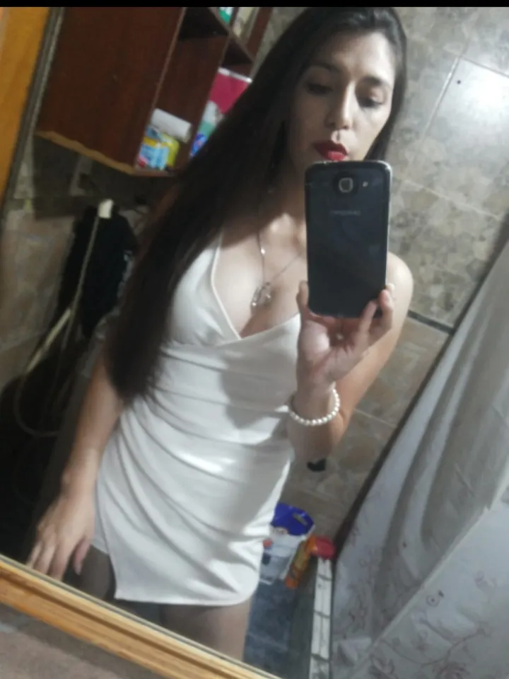 Mi novia y yo con el mismo vestido