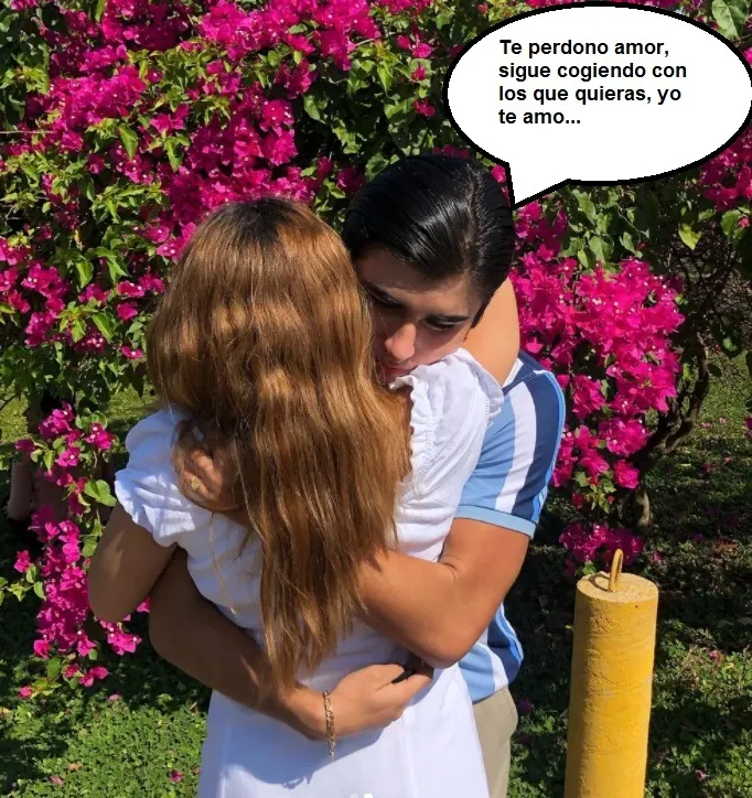 Kenia Gomez, la puta influencer que engañó a su novio.