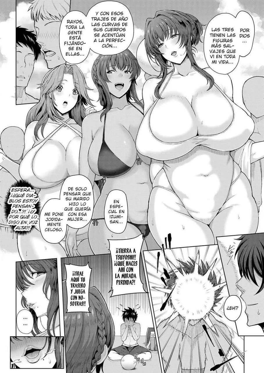 Las tres hermanas mayores y maduras