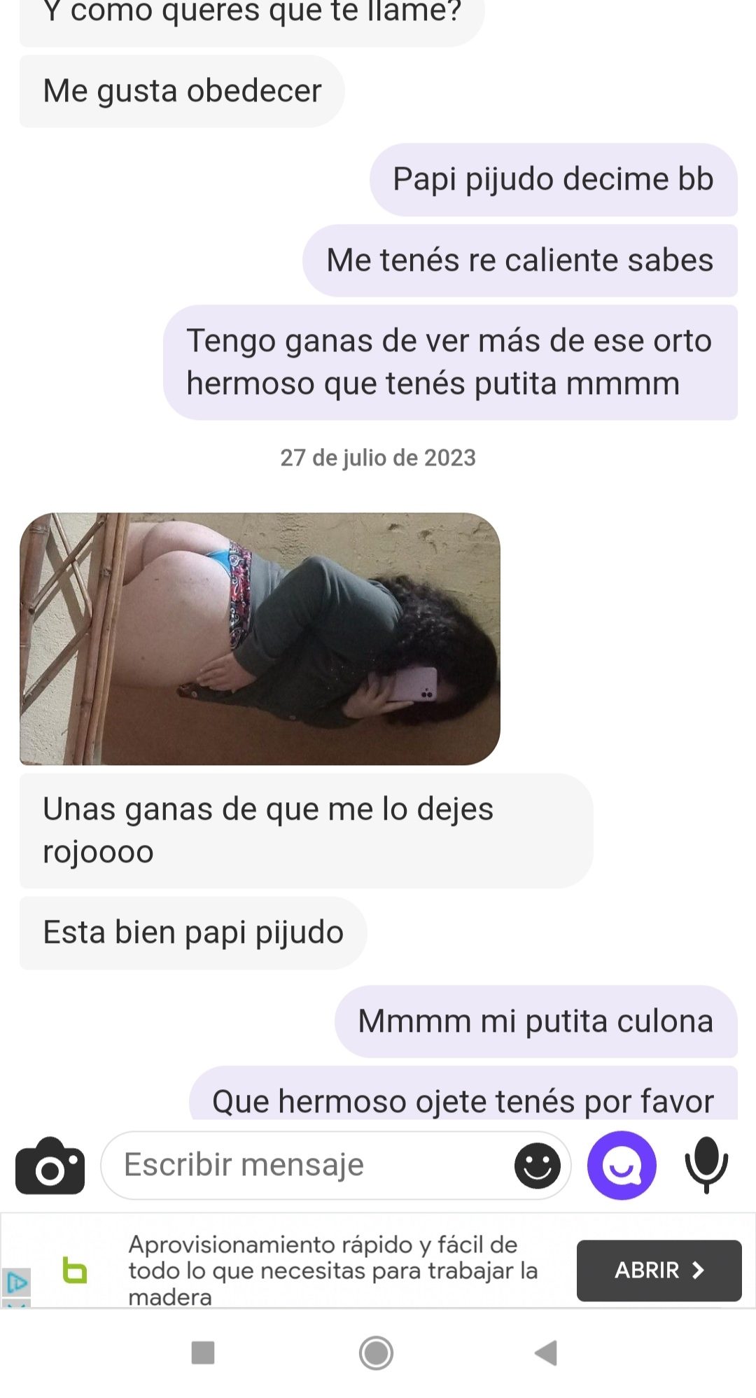 Que hermosa puta por favor