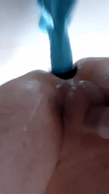 De nuevo con mi juguete largo , orto satisfecho