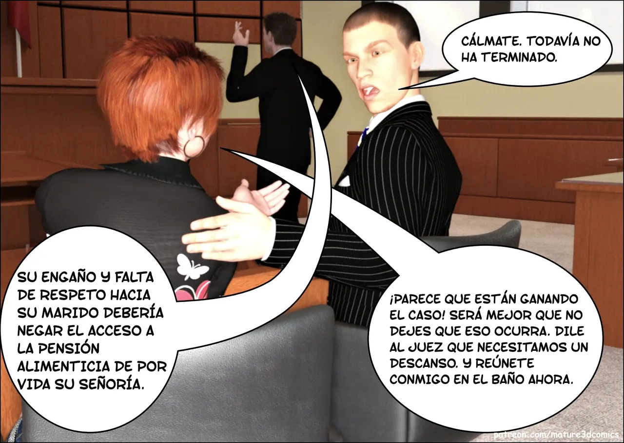 Caught In The Act - Chapter 4 [Mature3DComics].