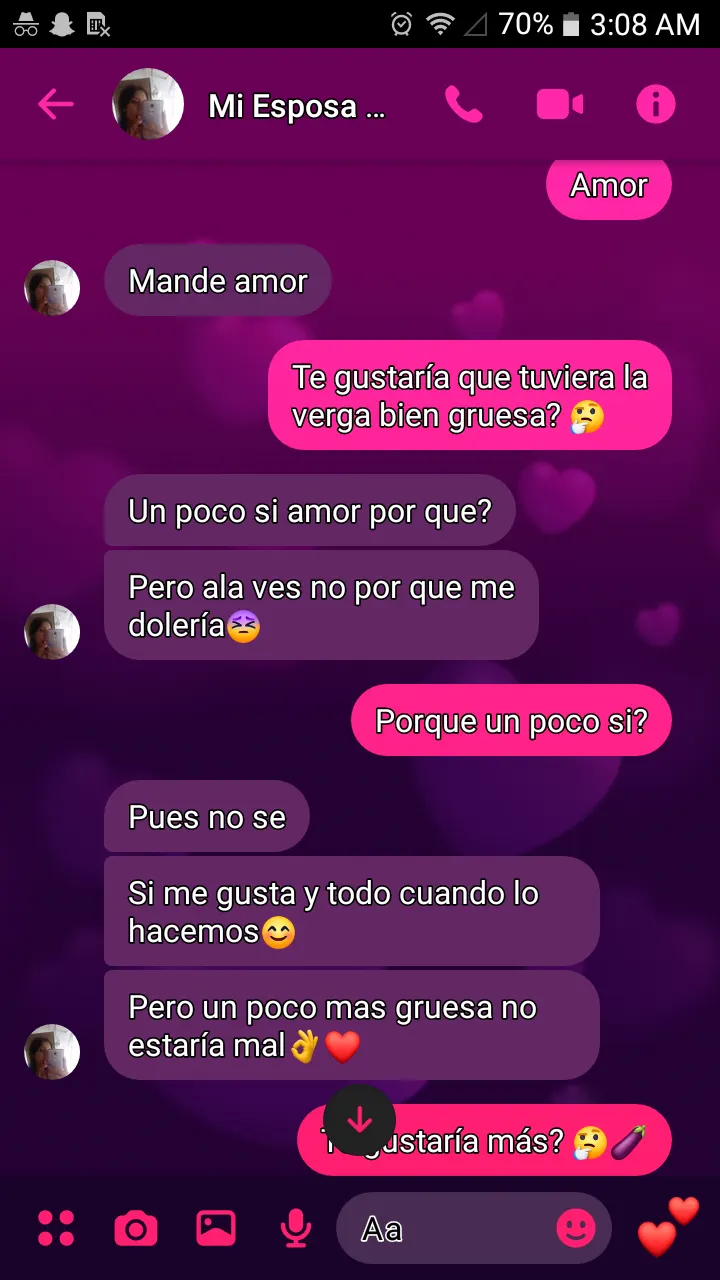 Ami novia le gustan las vergas gruesas 🍆