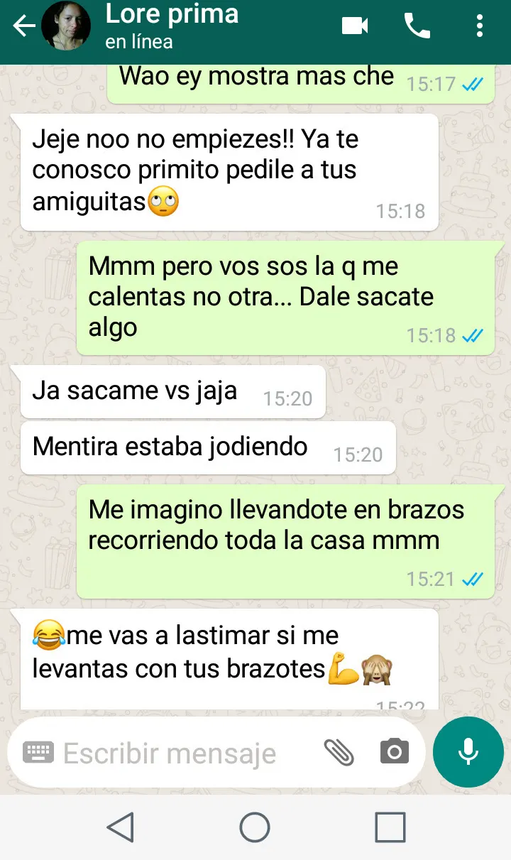 Mi prima x fin se dejó la putita