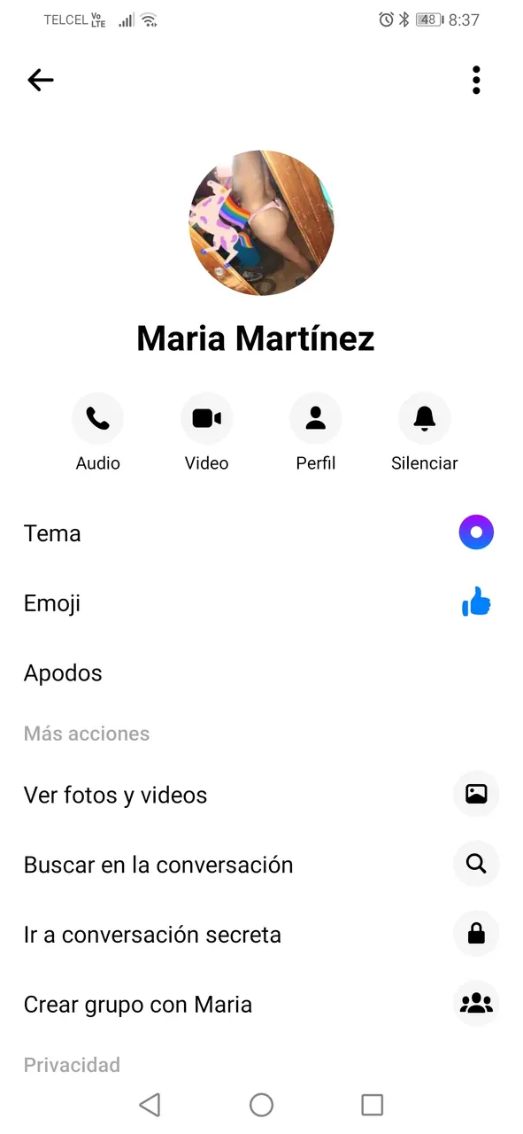 María y su esposo
