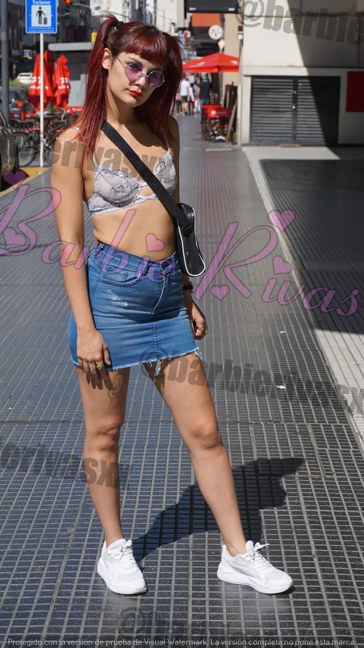 Paseando por Buenos Aires en tetas 2021