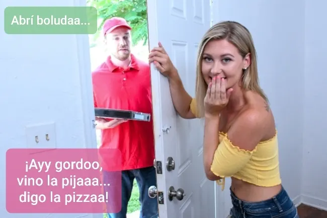 Fotonovela porno: "Un delivery para mi mujer" (#1)